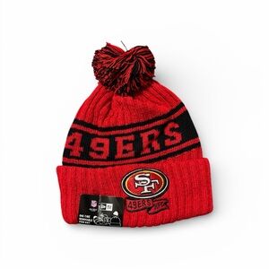San Francisco 49ers Knit Beanie Sideline Collection By New Era